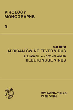 Buchcover African Swine Fever Virus | William R. Hess | EAN 9783709139899 | ISBN 3-7091-3989-9 | ISBN 978-3-7091-3989-9