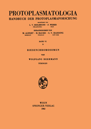 Buchcover Riesenchromosomen | Wolfgang Beermann | EAN 9783709154687 | ISBN 3-7091-5468-5 | ISBN 978-3-7091-5468-7