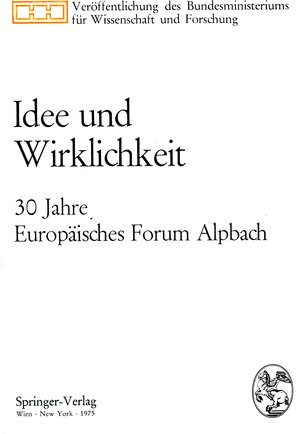 Buchcover Idee und Wirklichkeit  | EAN 9783709155011 | ISBN 3-7091-5501-0 | ISBN 978-3-7091-5501-1