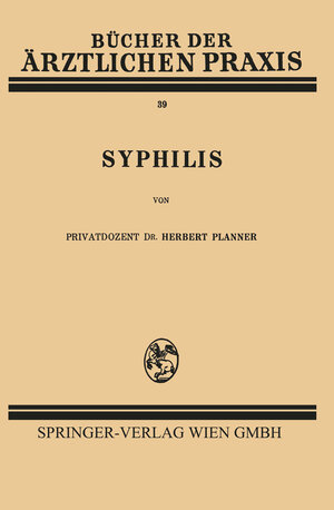 Buchcover Syphilis | Herbert Planner | EAN 9783709156629 | ISBN 3-7091-5662-9 | ISBN 978-3-7091-5662-9