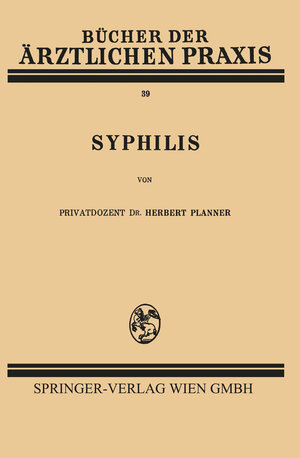 Buchcover Syphilis | Herbert Planner | EAN 9783709157077 | ISBN 3-7091-5707-2 | ISBN 978-3-7091-5707-7