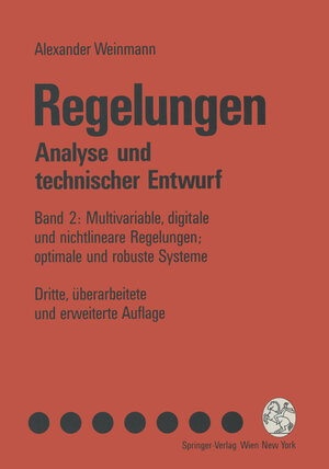 Buchcover Regelungen | Alexander Weinmann | EAN 9783709165942 | ISBN 3-7091-6594-6 | ISBN 978-3-7091-6594-2