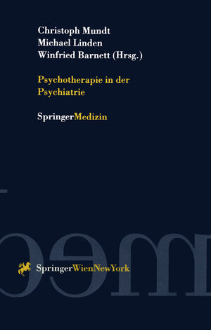 Buchcover Psychotherapie in der Psychiatrie  | EAN 9783709168523 | ISBN 3-7091-6852-X | ISBN 978-3-7091-6852-3