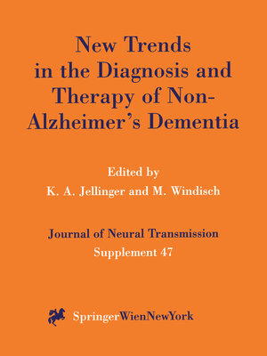 Buchcover New Trends in the Diagnosis and Therapy of Non-Alzheimer’s Dementia  | EAN 9783709168929 | ISBN 3-7091-6892-9 | ISBN 978-3-7091-6892-9