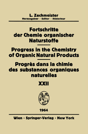 Buchcover Fortschritte der Chemie Organischer Naturstoffe / Progress in the Chemistry of Organic Natural Products / Progrès dans la Chimie des Substances Organiques Naturelles  | EAN 9783709171455 | ISBN 3-7091-7145-8 | ISBN 978-3-7091-7145-5