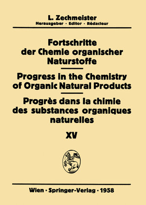 Buchcover Fortschritte der Chemie organischer Naturstoffe / Progress in the Chemistry of Organic Natural Products / Progrès dans la Chimie des Substances Organiques Naturelles  | EAN 9783709171639 | ISBN 3-7091-7163-6 | ISBN 978-3-7091-7163-9
