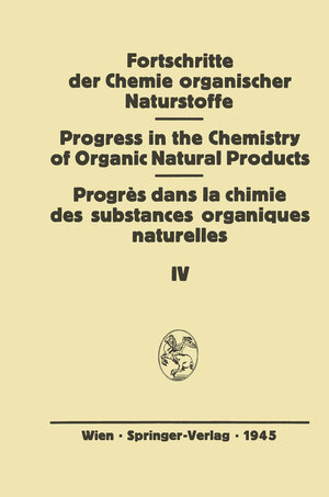 Buchcover Fortschritte der Chemie Organischer Naturstoffe  | EAN 9783709171837 | ISBN 3-7091-7183-0 | ISBN 978-3-7091-7183-7