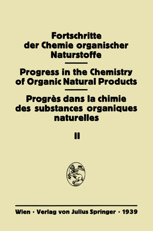 Buchcover Fortschritte der Chemie Organischer Naturstoffe  | EAN 9783709171844 | ISBN 3-7091-7184-9 | ISBN 978-3-7091-7184-4