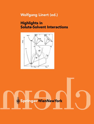 Buchcover Highlights in Solute-Solvent Interactions  | EAN 9783709172810 | ISBN 3-7091-7281-0 | ISBN 978-3-7091-7281-0