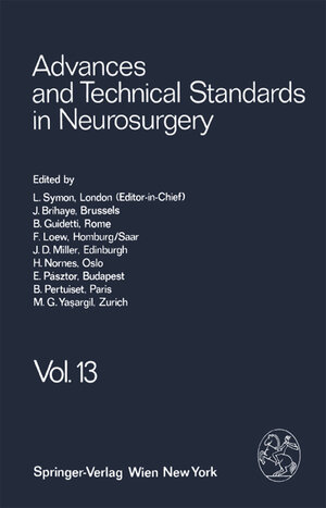 Buchcover Advances and Technical Standards in Neurosurgery | L. Symon | EAN 9783709174739 | ISBN 3-7091-7473-2 | ISBN 978-3-7091-7473-9