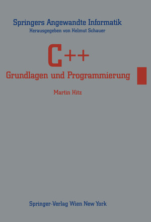 Buchcover C++ | Martin Hitz | EAN 9783709175484 | ISBN 3-7091-7548-8 | ISBN 978-3-7091-7548-4