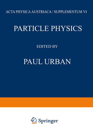 Buchcover Particle Physics  | EAN 9783709176405 | ISBN 3-7091-7640-9 | ISBN 978-3-7091-7640-5
