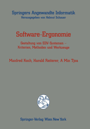 Buchcover Software-Ergonomie | Manfred Koch | EAN 9783709191651 | ISBN 3-7091-9165-3 | ISBN 978-3-7091-9165-1