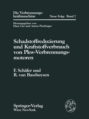 Buchcover Schadstoffreduzierung und Kraftstoffverbrauch von Pkw-Verbrennungsmotoren | Fred Schäfer | EAN 9783709193068 | ISBN 3-7091-9306-0 | ISBN 978-3-7091-9306-8