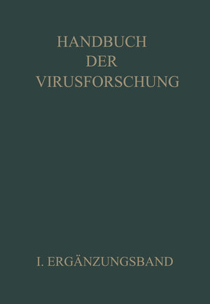 Buchcover Handbuch der Virusforschung | R. Doerr | EAN 9783709197905 | ISBN 3-7091-9790-2 | ISBN 978-3-7091-9790-5
