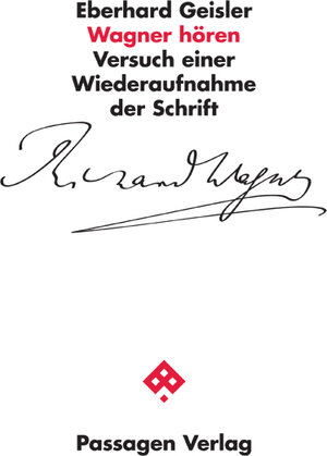 Buchcover Wagner hören | Eberhard Geisler | EAN 9783709205440 | ISBN 3-7092-0544-1 | ISBN 978-3-7092-0544-0