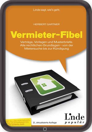 Buchcover Vermieter-Fibel | Herbert Gartner | EAN 9783709403907 | ISBN 3-7094-0390-1 | ISBN 978-3-7094-0390-7