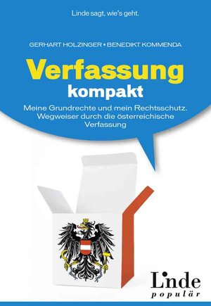 Buchcover Verfassung kompakt | Gerhart Holzinger | EAN 9783709404317 | ISBN 3-7094-0431-2 | ISBN 978-3-7094-0431-7