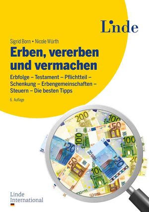 Buchcover Erben, vererben und vermachen | Sigrid Born | EAN 9783709411704 | ISBN 3-7094-1170-X | ISBN 978-3-7094-1170-4
