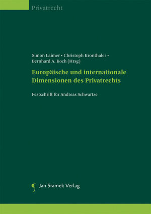 Buchcover Europäische und internationale Dimensionen des Privatrechts  | EAN 9783709702765 | ISBN 3-7097-0276-3 | ISBN 978-3-7097-0276-5