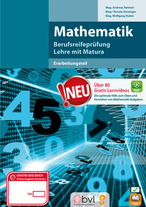 Buchcover Mathematik - Berufsreifeprüfung/Lehre mit Matura | Renate Mag. Ginzinger | EAN 9783709819449 | ISBN 3-7098-1944-X | ISBN 978-3-7098-1944-9