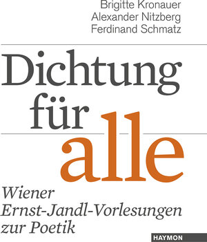 Buchcover Dichtung für alle | Brigitte Kronauer | EAN 9783709970683 | ISBN 3-7099-7068-7 | ISBN 978-3-7099-7068-3