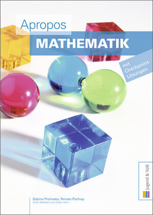 Buchcover Apropos Mathematik | Sabine Prohaska | EAN 9783710029967 | ISBN 3-7100-2996-1 | ISBN 978-3-7100-2996-7