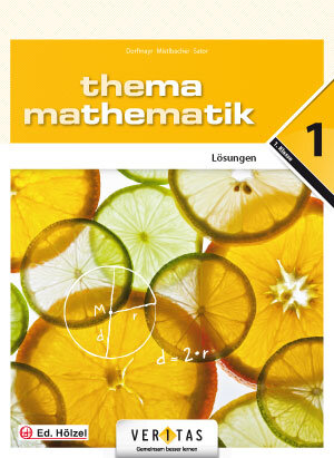 Buchcover Thema Mathematik 1. Lösungen | Anita Dorfmayr | EAN 9783710104336 | ISBN 3-7101-0433-5 | ISBN 978-3-7101-0433-6