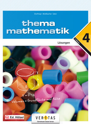Buchcover Thema Mathematik 4. Lösungen | Anita Dorfmayr | EAN 9783710104411 | ISBN 3-7101-0441-6 | ISBN 978-3-7101-0441-1
