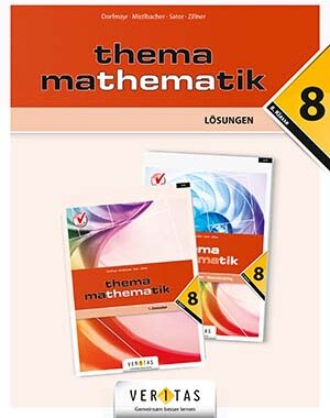 Buchcover Thema Mathematik 8. Lösungen | Anita Dorfmayr | EAN 9783710128363 | ISBN 3-7101-2836-6 | ISBN 978-3-7101-2836-3