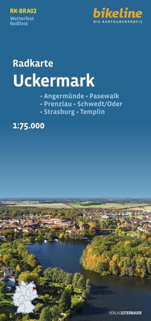 Buchcover Radkarte Uckermark (RK-BRA02)  | EAN 9783711102478 | ISBN 3-7111-0247-6 | ISBN 978-3-7111-0247-8