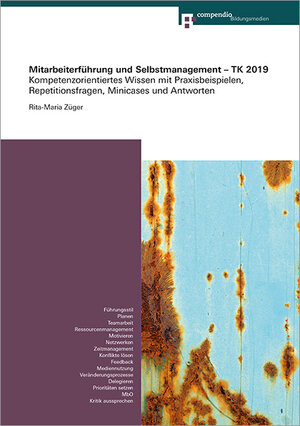 Buchcover Mitarbeiterführung und Selbstmanagement - TK 2019 | Margot Christen | EAN 9783715574592 | ISBN 3-7155-7459-3 | ISBN 978-3-7155-7459-2