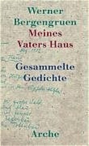 Buchcover Meines Vaters Haus | Werner Bergengruen | EAN 9783716023365 | ISBN 3-7160-2336-1 | ISBN 978-3-7160-2336-5