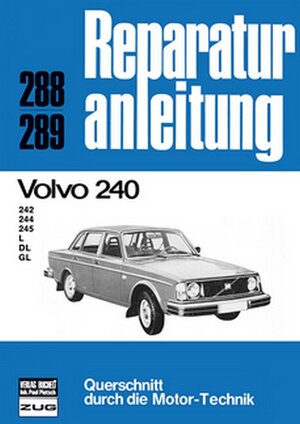 Volvo 240/242/244/245, L, DL, GL (1974 bis Juli 1976). Vergaser- und Einspritzmodelle.