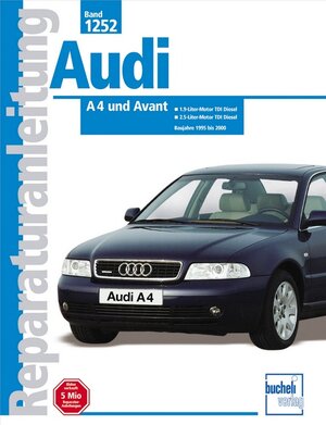 Audi A4 Diesel: 1,9- und 2.5-Liter TDI Dieselmotoren mit Einspritzpumpe und Einspritzung Pumpe / Düse (Reparaturanleitungen)