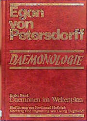 Buchcover Dämonologie | Egon von Petersdorff | EAN 9783717108160 | ISBN 3-7171-0816-6 | ISBN 978-3-7171-0816-0