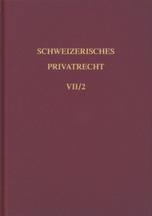 Buchcover Bd. VII/2: Obligationenrecht. Besondere Vertragsverhältnisse 2. Halbband | Kurt Amonn | EAN 9783719006976 | ISBN 3-7190-0697-2 | ISBN 978-3-7190-0697-6