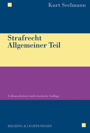 Buchcover Strafrecht | Kurt Seelmann | EAN 9783719022839 | ISBN 3-7190-2283-8 | ISBN 978-3-7190-2283-9