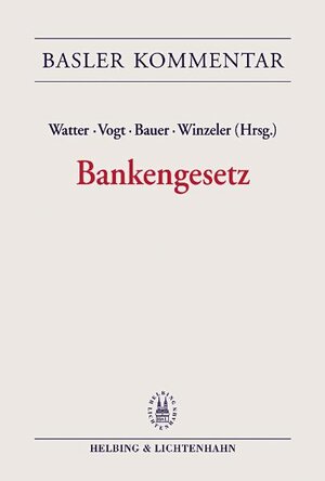 Buchcover Bankengesetz | Rashid Bahar | EAN 9783719023829 | ISBN 3-7190-2382-6 | ISBN 978-3-7190-2382-9