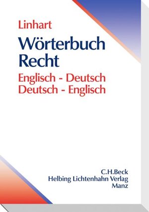 Buchcover Wörterbuch Recht | Karin Linhart | EAN 9783719027865 | ISBN 3-7190-2786-4 | ISBN 978-3-7190-2786-5