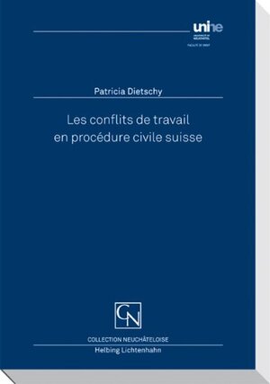 Buchcover Les conflits de travail en procédure civile suisse | Patricia Dietschy-Martenet | EAN 9783719030940 | ISBN 3-7190-3094-6 | ISBN 978-3-7190-3094-0
