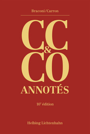 Buchcover Code civil suisse et Code des obligations annotés (CC & CO) | Andrea Braconi | EAN 9783719031756 | ISBN 3-7190-3175-6 | ISBN 978-3-7190-3175-6