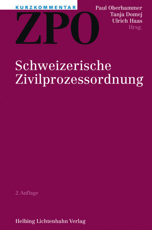 Buchcover Kurzkommentar ZPO | Stephen V. Berti (†) | EAN 9783719032357 | ISBN 3-7190-3235-3 | ISBN 978-3-7190-3235-7