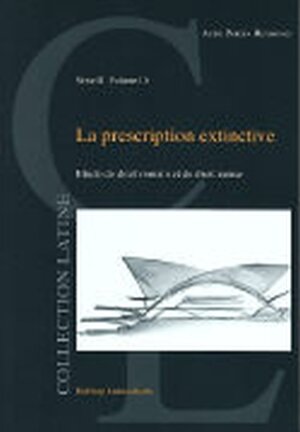 Buchcover La prescription extinctive | Aude Parein-Reymond | EAN 9783719035402 | ISBN 3-7190-3540-9 | ISBN 978-3-7190-3540-2