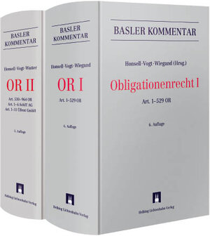 Buchcover Basler Kommentar OR I + OR II  | EAN 9783719035815 | ISBN 3-7190-3581-6 | ISBN 978-3-7190-3581-5