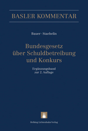 Buchcover Bundesgesetz über Schuldbetreibung und Konkurs | Thomas Bauer | EAN 9783719037468 | ISBN 3-7190-3746-0 | ISBN 978-3-7190-3746-8