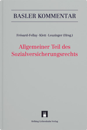 Buchcover Allgemeiner Teil des Sozialversicherungsrechts | Massimo Aliotta | EAN 9783719039806 | ISBN 3-7190-3980-3 | ISBN 978-3-7190-3980-6