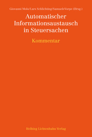 Buchcover Automatischer Informationsaustausch in Steuersachen | Flavio Amadò | EAN 9783719040390 | ISBN 3-7190-4039-9 | ISBN 978-3-7190-4039-0