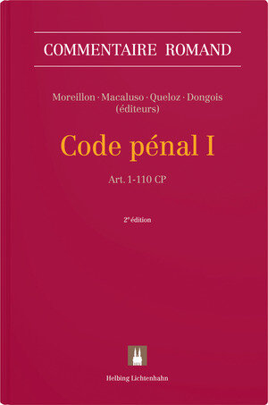 Buchcover Code pénal I | Belkiz Balçin-Renklicicek | EAN 9783719040413 | ISBN 3-7190-4041-0 | ISBN 978-3-7190-4041-3