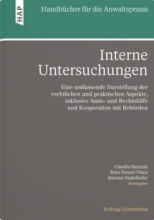 Buchcover Interne Untersuchungen | Claudio Bazzani | EAN 9783719042806 | ISBN 3-7190-4280-4 | ISBN 978-3-7190-4280-6